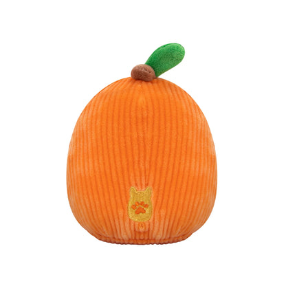 Fruit Fling! 2-Pack of 3.5" Squeaky Plush Toys: Cherry & Orange Slice for Playful Cats and Dogs