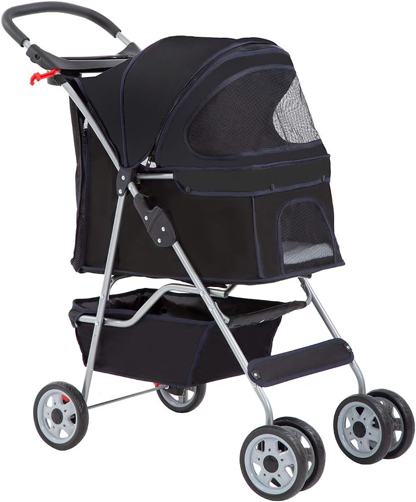 Premium Pet Stroller: The Ultimate Travel Companion for Dogs and Cats