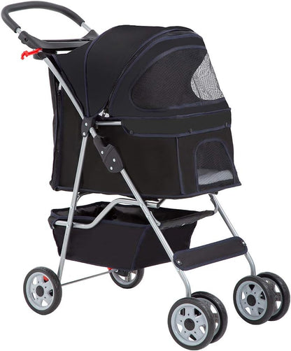 Premium Pet Stroller: The Ultimate Travel Companion for Dogs and Cats
