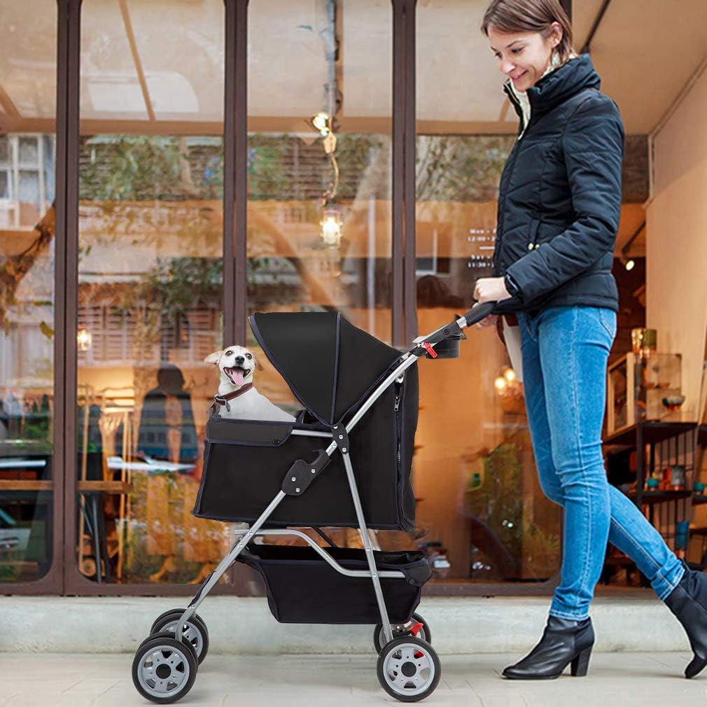Premium Pet Stroller: The Ultimate Travel Companion for Dogs and Cats