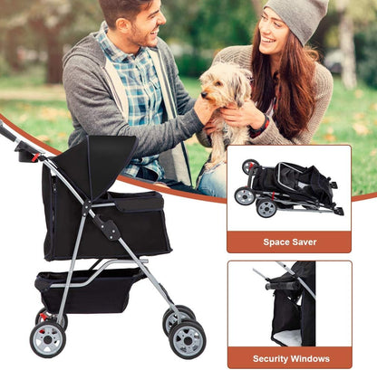 Premium Pet Stroller: The Ultimate Travel Companion for Dogs and Cats