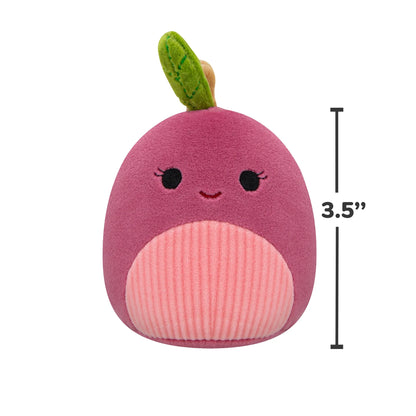 Fruit Fling! 2-Pack of 3.5" Squeaky Plush Toys: Cherry & Orange Slice for Playful Cats and Dogs