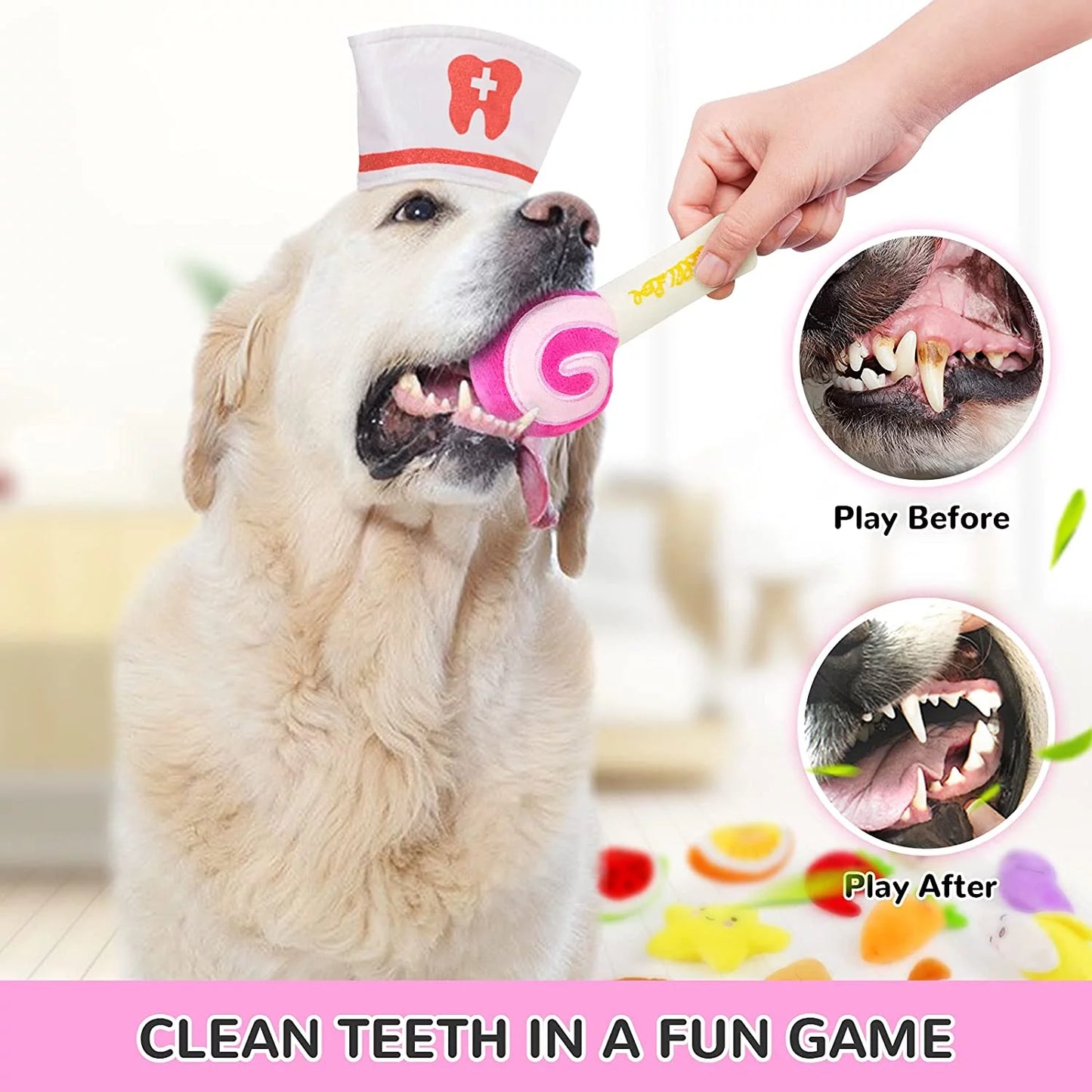 Squeak Frenzy! 14 Cute Fruit & Veggie Plush Toys for Playful Cats and Dogs