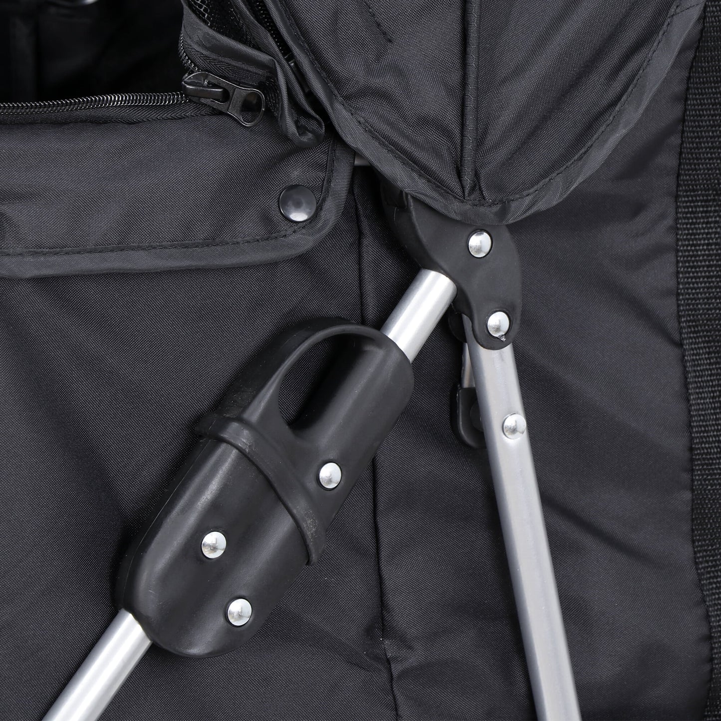 Paw-some Pup Mobile: The Ultimate Pet Stroller for Dogs and Cats with Convenient Snack Storage
