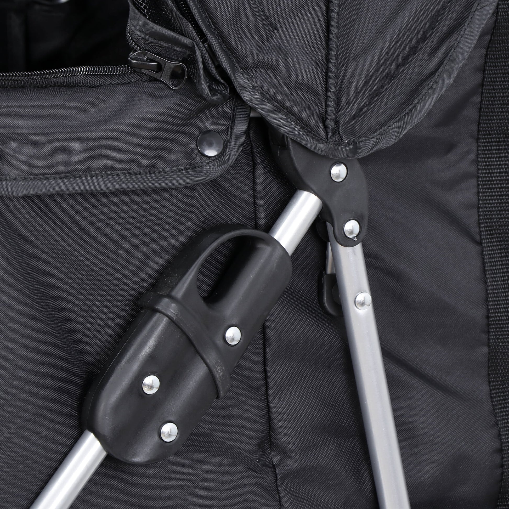 Paw-some Pup Mobile: The Ultimate Pet Stroller for Dogs and Cats with Convenient Snack Storage