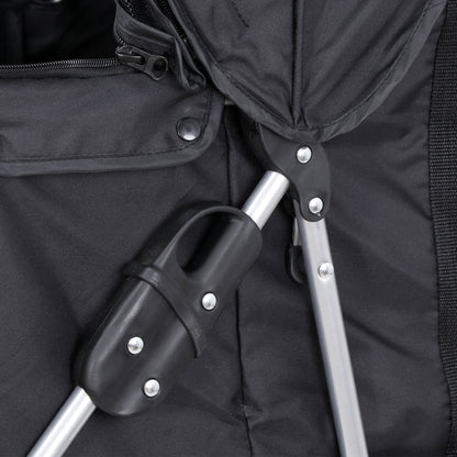 Paw-some Pup Mobile: The Ultimate Pet Stroller for Dogs and Cats with Convenient Snack Storage