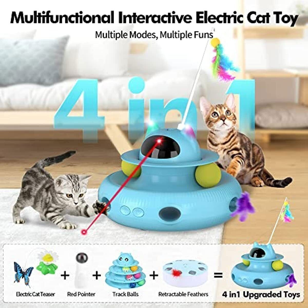 NEW Cat Laser Interactive Indoor Cat Pet Toys Automatic ,USB Cat Teaser Pet Toys