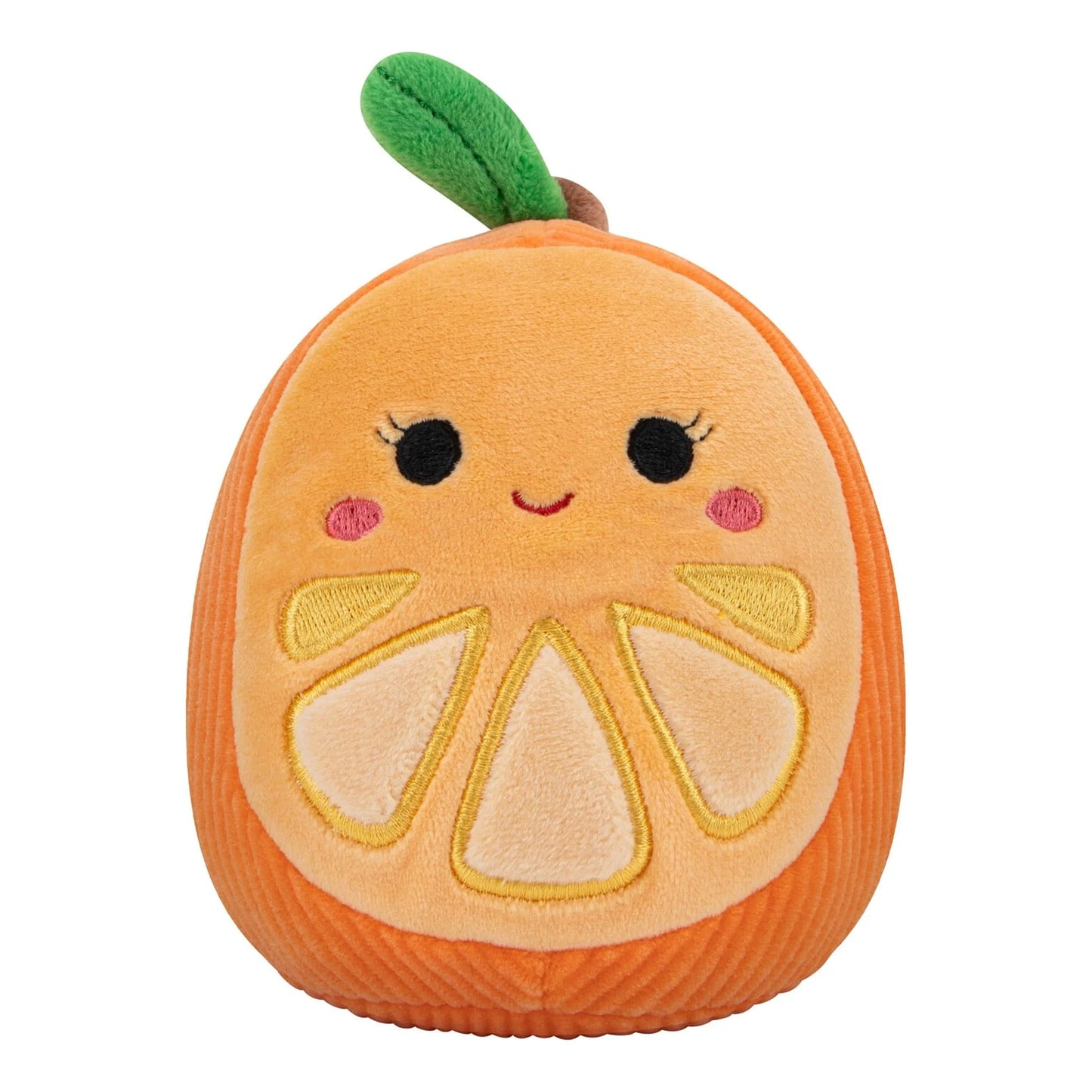 Fruit Fling! 2-Pack of 3.5" Squeaky Plush Toys: Cherry & Orange Slice for Playful Cats and Dogs