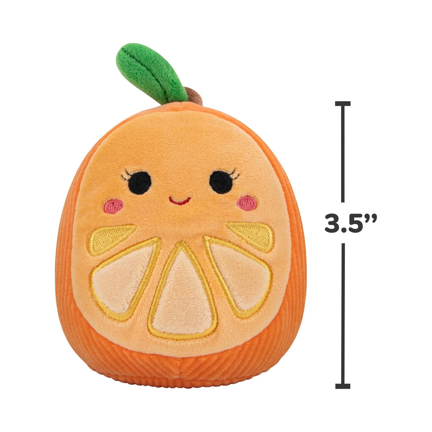 Fruit Fling! 2-Pack of 3.5" Squeaky Plush Toys: Cherry & Orange Slice for Playful Cats and Dogs
