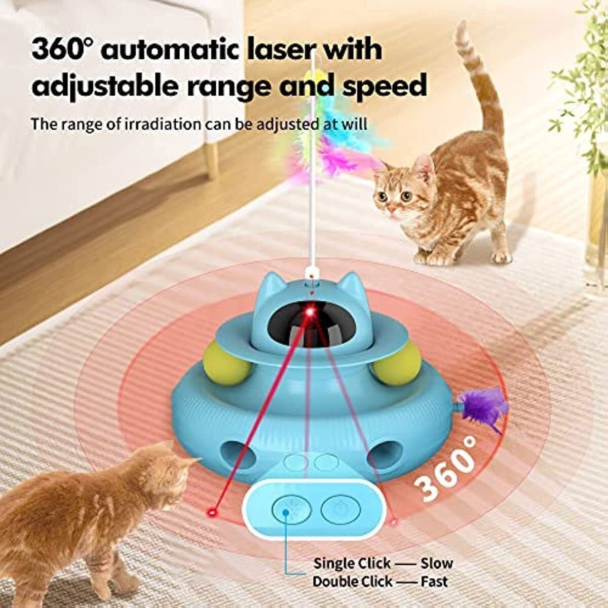 NEW Cat Laser Interactive Indoor Cat Pet Toys Automatic ,USB Cat Teaser Pet Toys