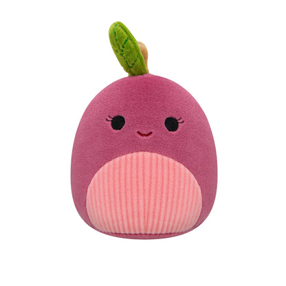 Fruit Fling! 2-Pack of 3.5" Squeaky Plush Toys: Cherry & Orange Slice for Playful Cats and Dogs